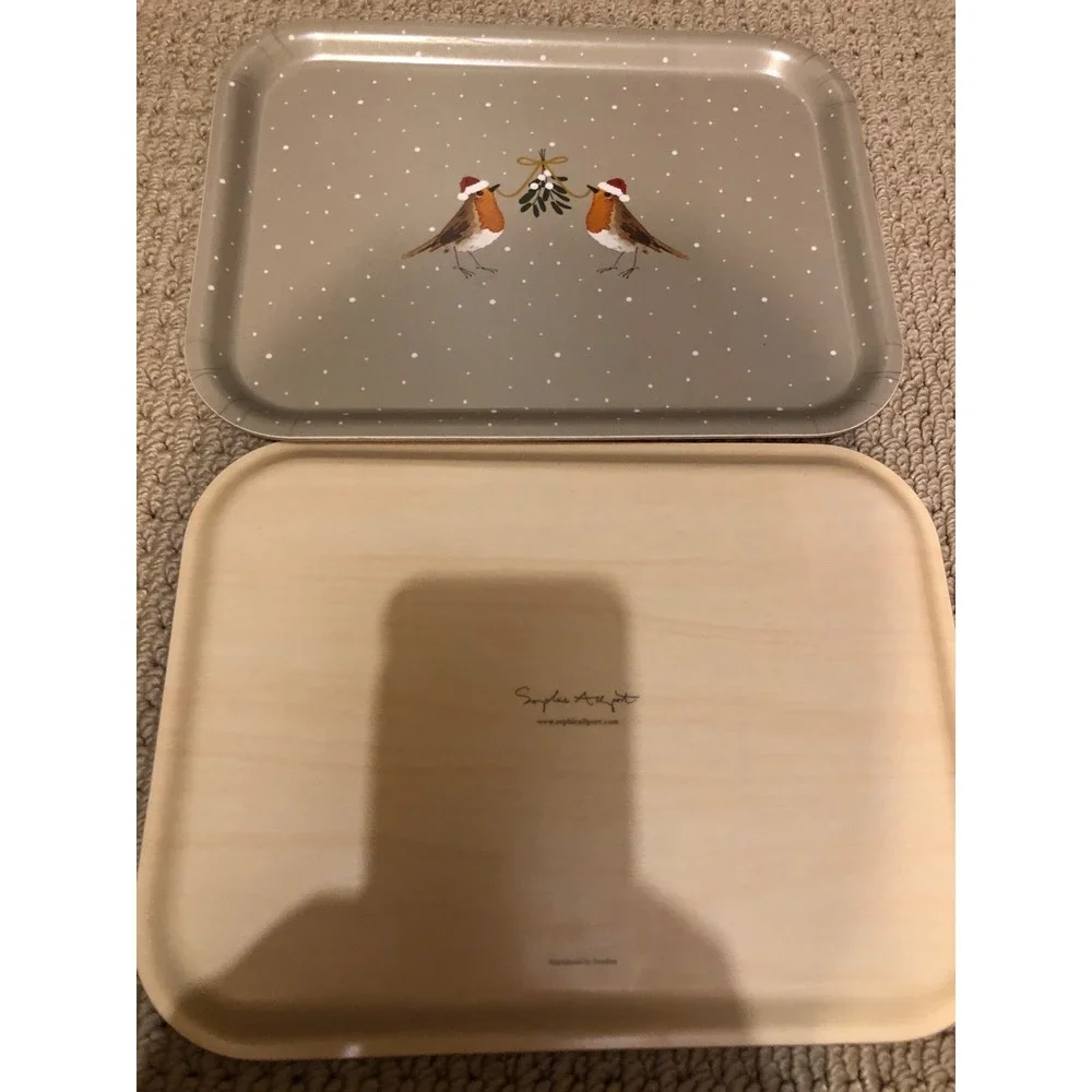 2‎ Robin Sophie Allport Birchwood Small Trays Made in Sweden